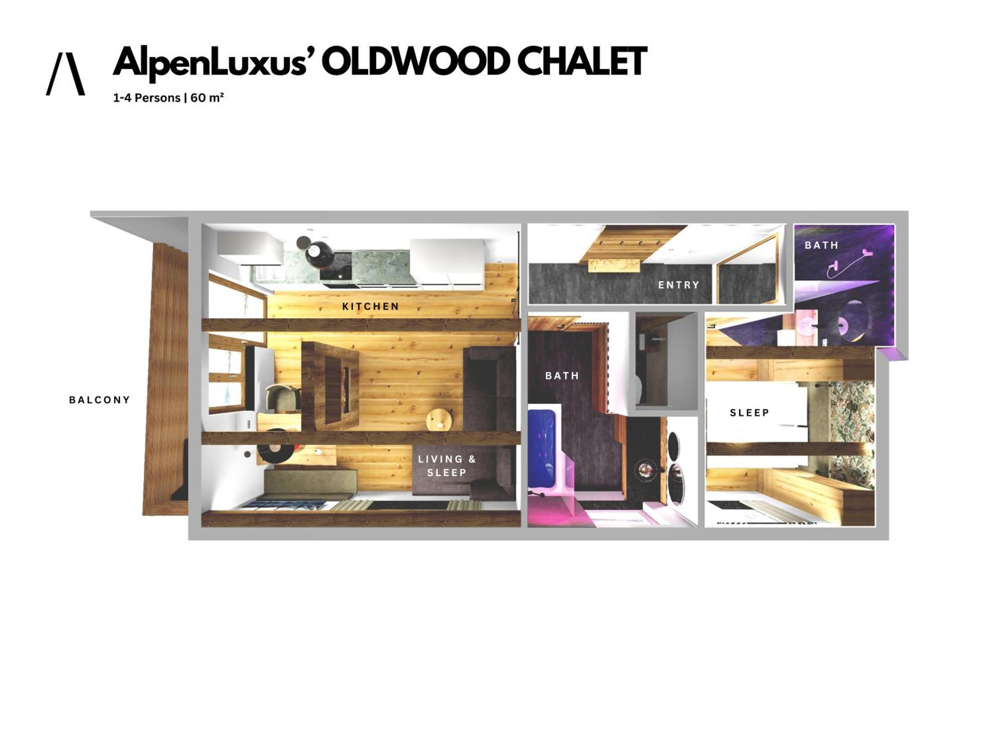 Oldwood Chalet - Balcony & Car Park By Alpenluxus Appartements Fuegen Exterior photo